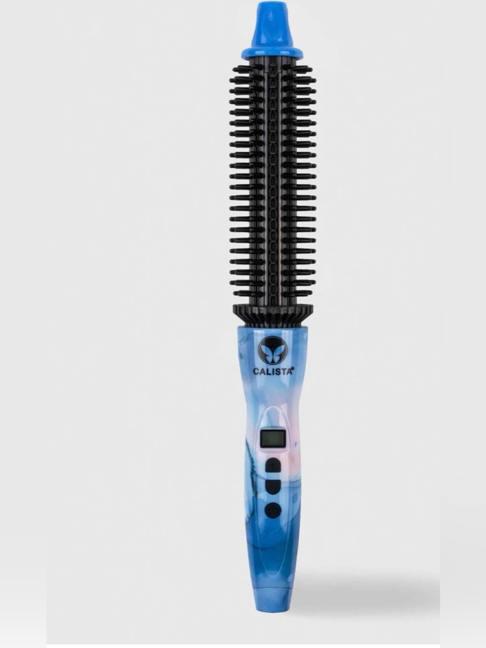 Calista Blue Ceramic Heated Round Brush for Women